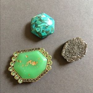 Super fun Silpada Jeweled magnets.